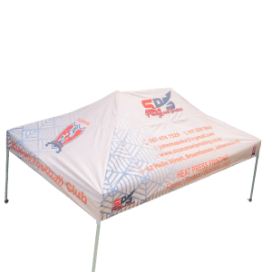 4.5m Gazebo aluminum 240gsm sublimation print full colour supplied with carrybag and tool kit