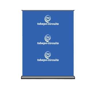 Wide roll-up banner
