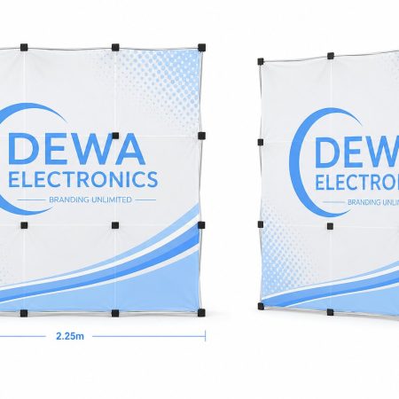2.25Mx2.25M Banner Wall