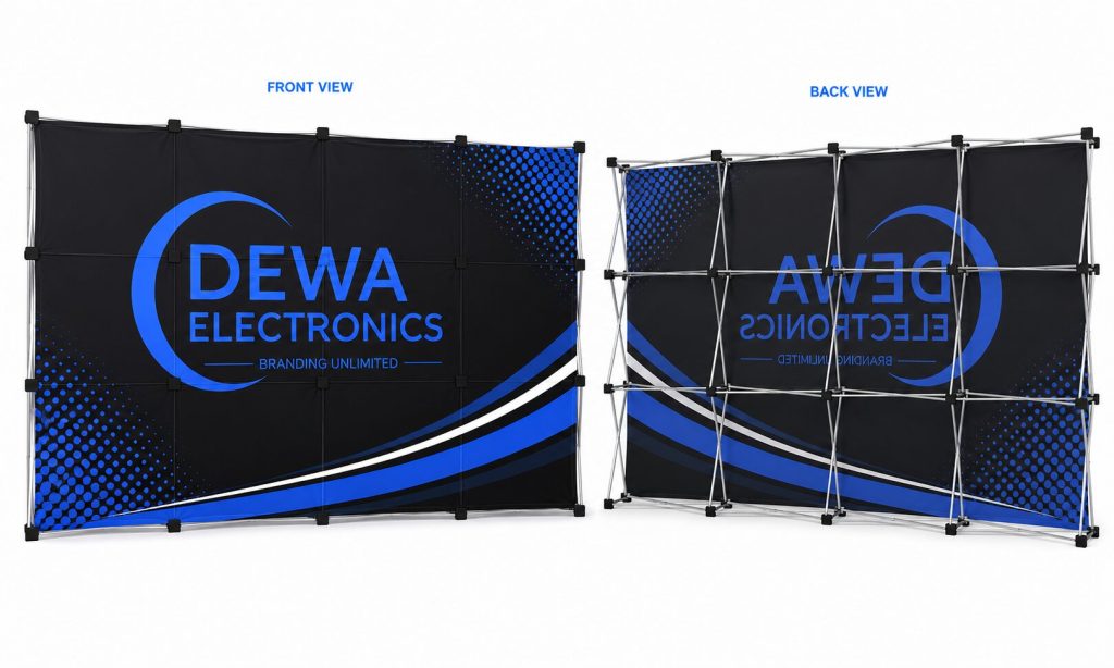 3.75Mx2.25M Banner Wall