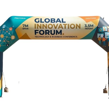 7Mx3.5M  Inflatable Arc Banner