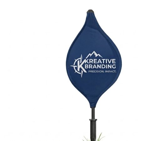 Flame Banner with Ground Spike