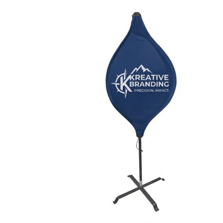 Flame Banner with Cross Base
