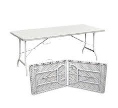 White Plastic Tracel Table