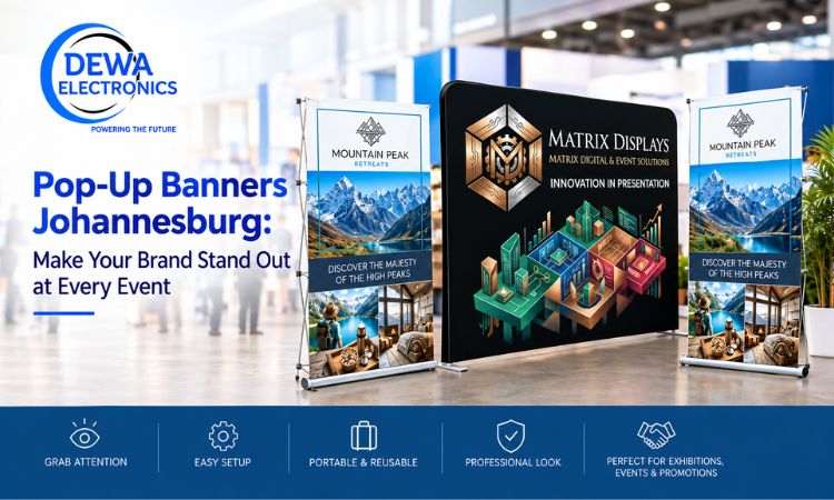 Pop-Up Banners Johannesburg: Give Your Brand a Stronger Presence 